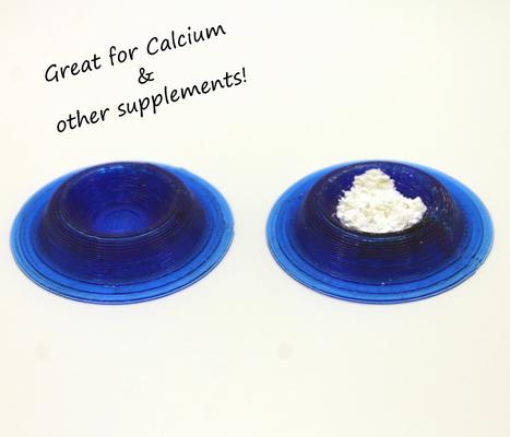 Show full view: Stroodies Leopard Geckos Calcium Dish, Sapphire slide 4 of 5