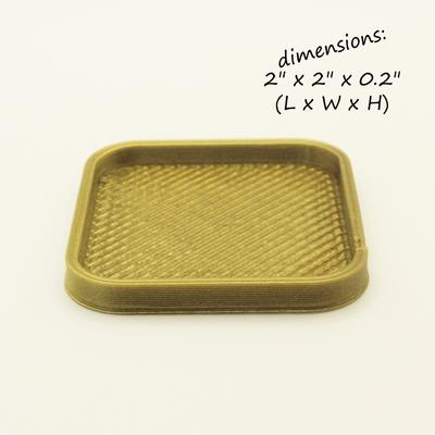 Show full view: Stroodies Leopard Geckos LitterBox, Ancient Bronze, 2-in slide 2 of 4