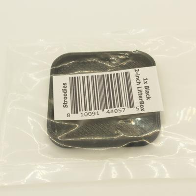 Show full view: Stroodies Leopard Geckos LitterBox, Black, 2-in slide 3 of 4