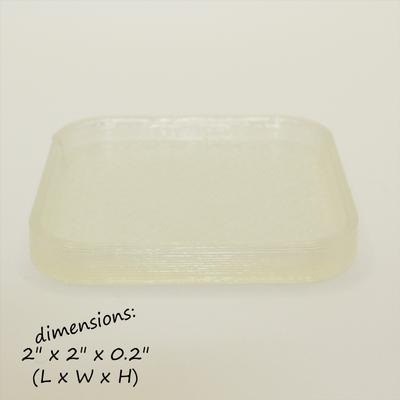 Show full view: Stroodies Leopard Geckos LitterBox, Clear, 2-in slide 2 of 4