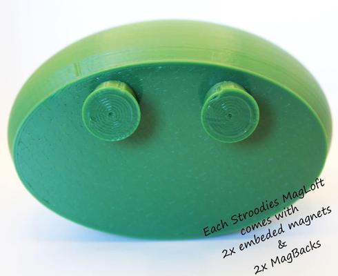 Show full view: Stroodies MagLoft Magnetic BubbleLoft Gecko Hideout, Leaf Green, Regular/Adult slide 7 of 8