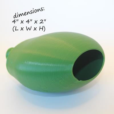 Show full view: Stroodies MagLoft Magnetic BubbleLoft Gecko Hideout, Leaf Green, Small/Juvenile slide 2 of 5