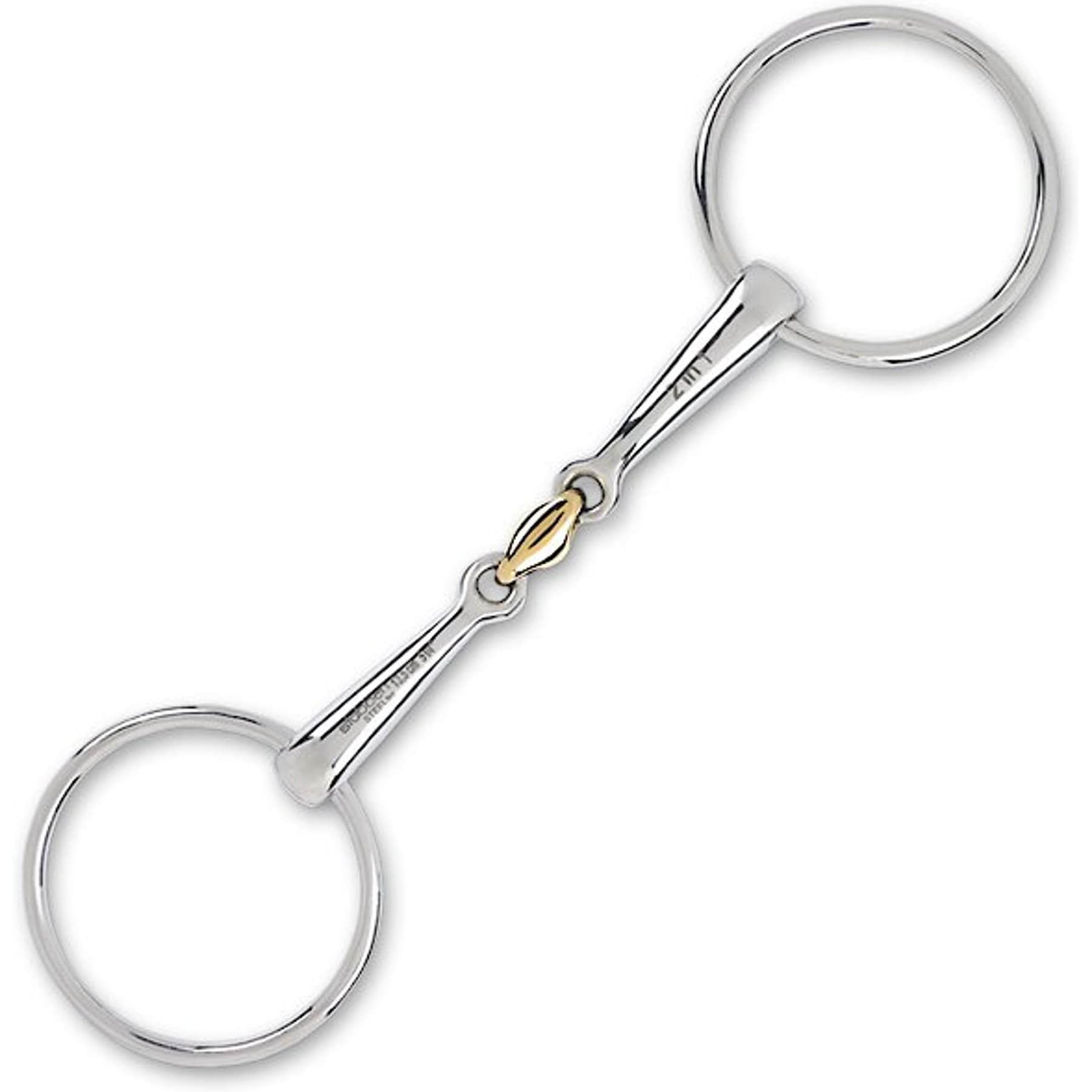 Stubben 2-in-1 Loose Ring Snaffle Horse Bit, 16-mm, 5-in