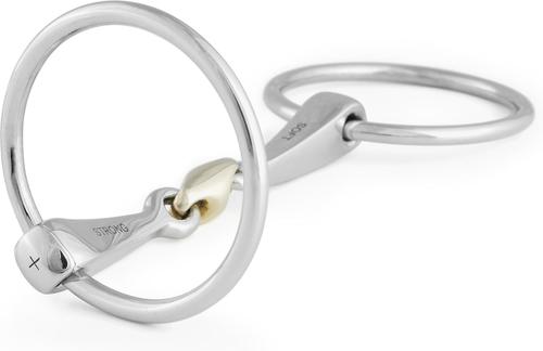 Show full view: Stubben 2-in-1 Loose Ring Snaffle Horse Bit, 16-mm, 5-in slide 2 of 5