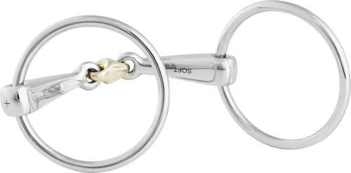 Show full view: Stubben 2-in-1 Loose Ring Snaffle Horse Bit, 16-mm, 5-in slide 3 of 5