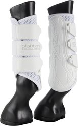 Stubben Airflow Brushing Horse Boots, White, Large