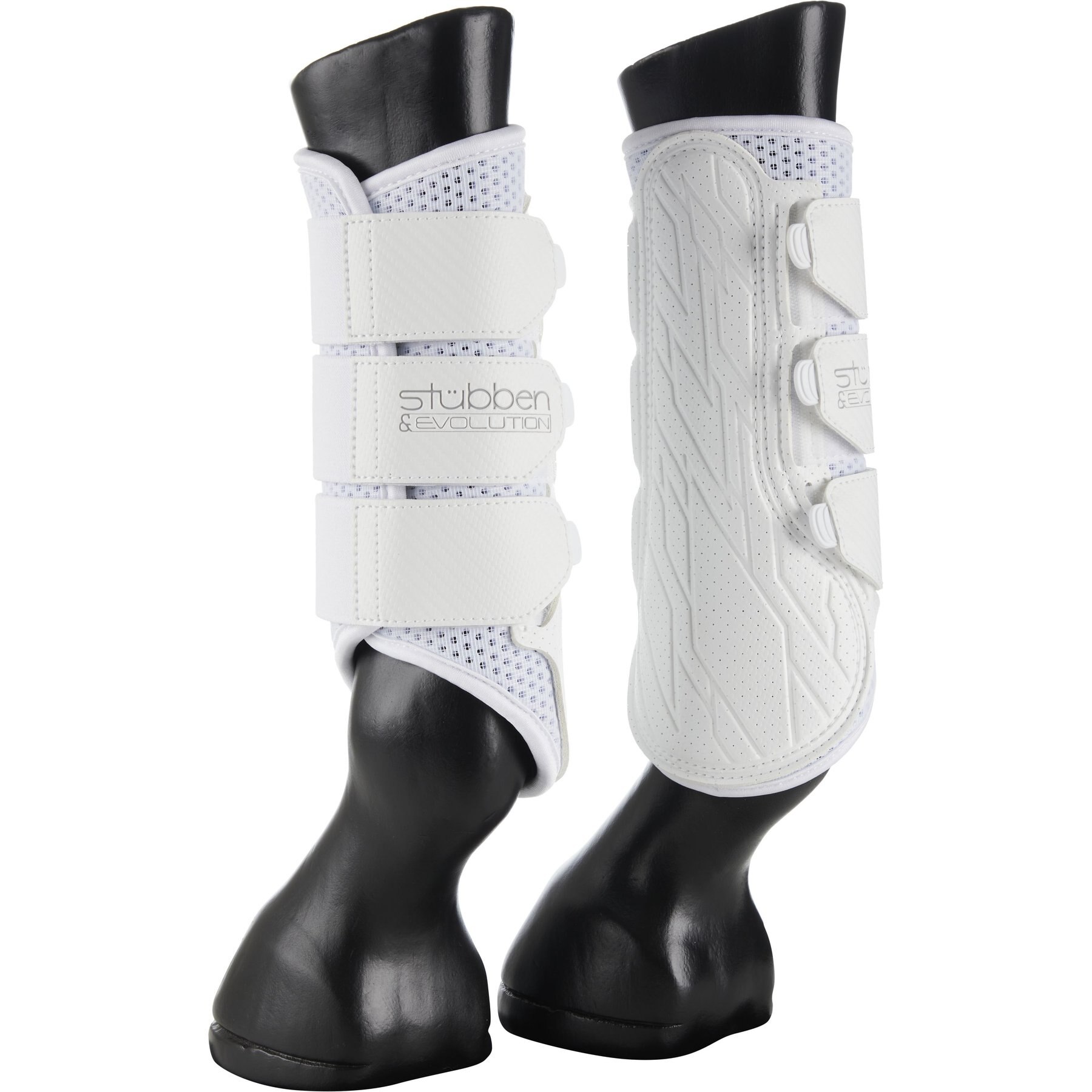 Stubben Airflow Brushing Horse Boots, White, X-Large