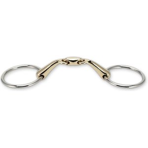 Stubben Anatomic Loose Ring Snaffle Horse Bit, 16-mm, 5-in