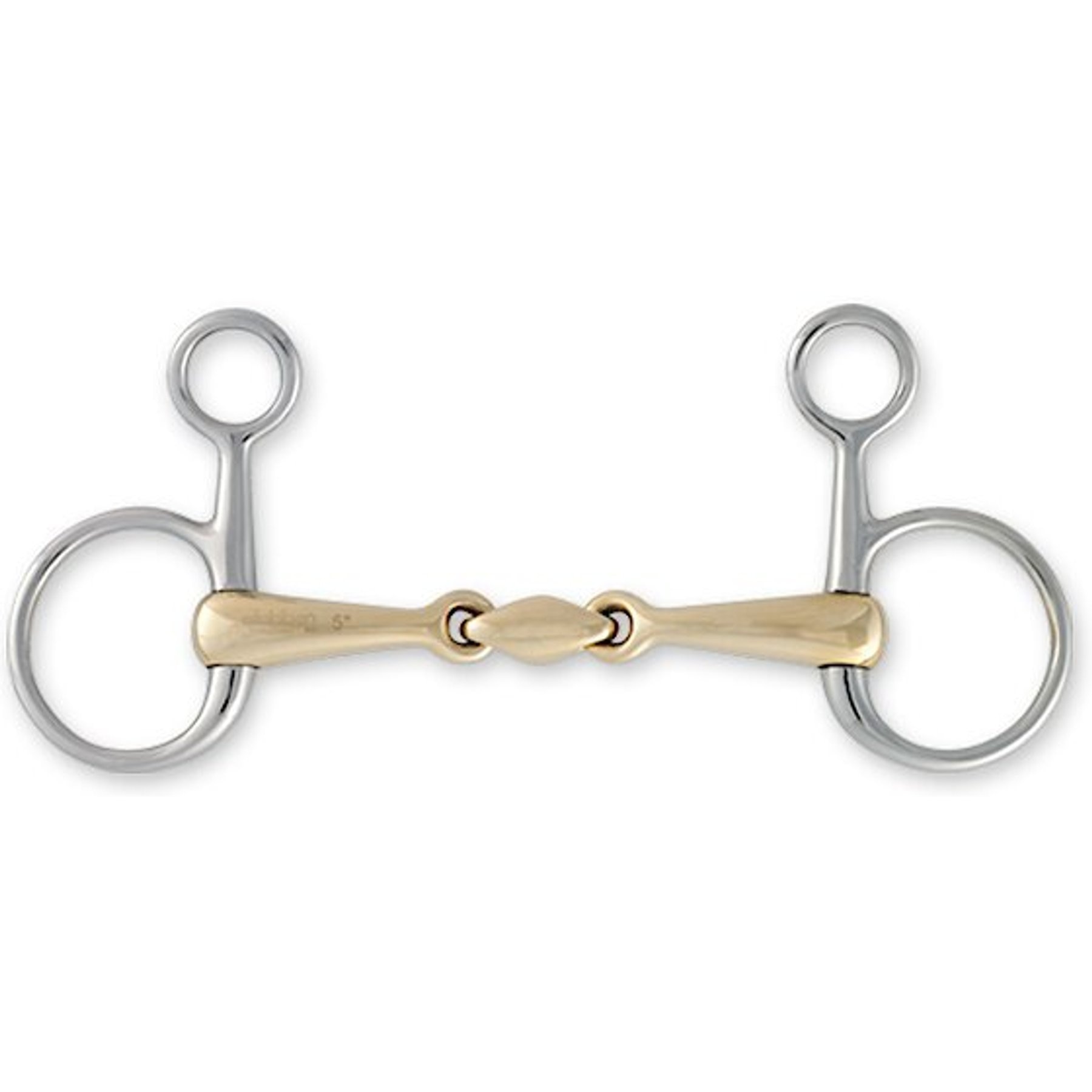 Stubben Baucher Horse Bit, 16-mm, 5-in