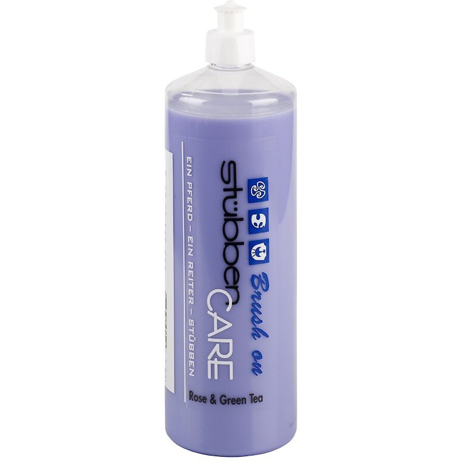 Stubben Care Brush On Rose & Green Tea Horse Grooming Spray Refill, 1-L bottle