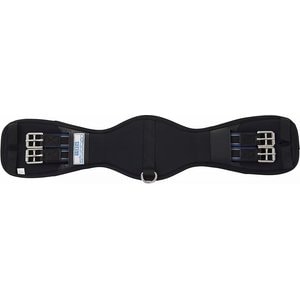 Stubben Coolmax Neoprene Horse Short Girth, Black, 18-in