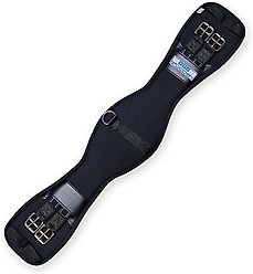 Stubben Coolmax Neoprene Horse Short Girth, Black, 20-in