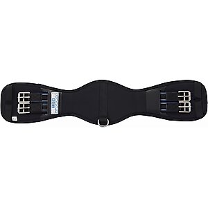 Stubben Coolmax Neoprene Horse Short Girth, Black, 24-in