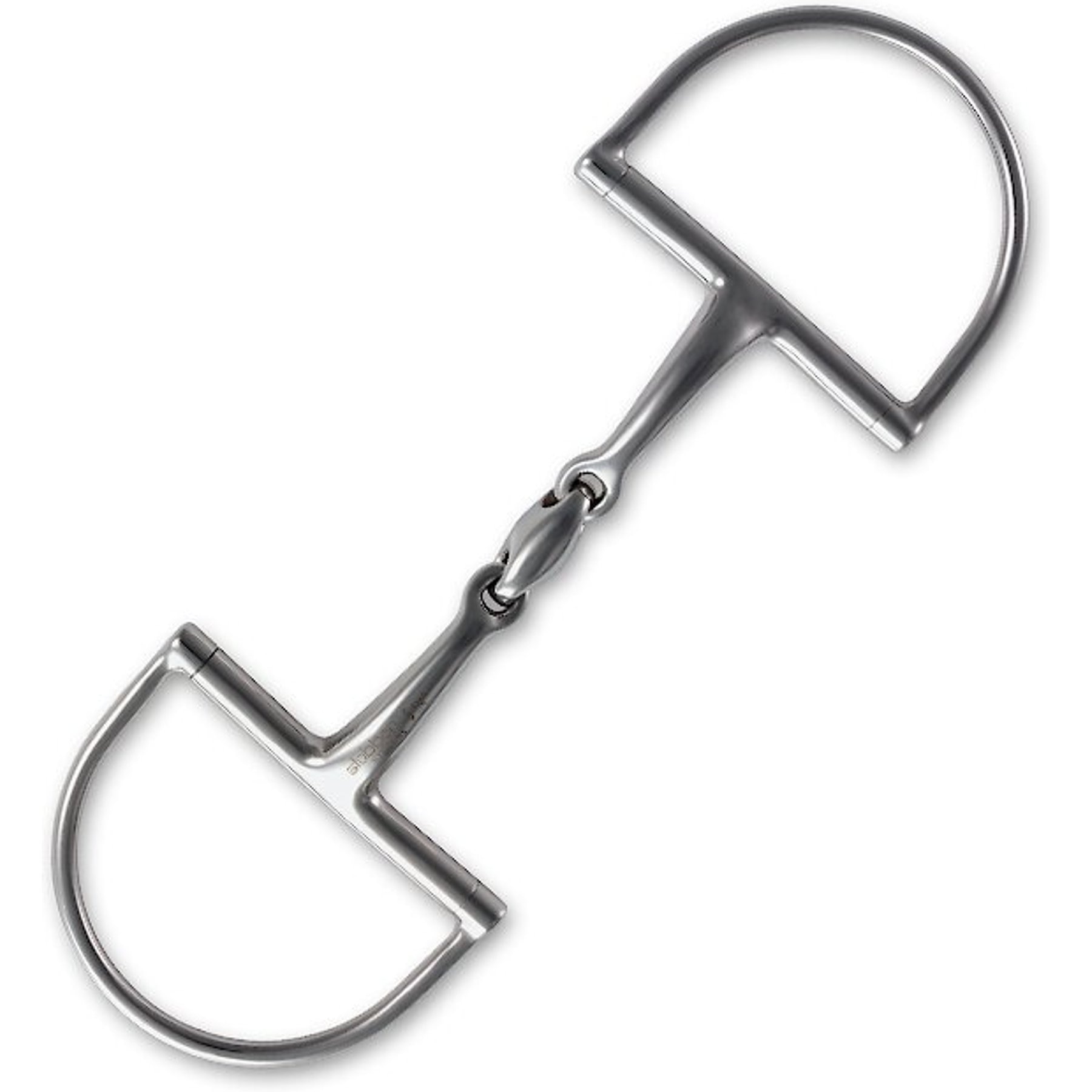 Stubben Easy Control D-Ring Horse Bit, 12-mm, 4.5-in