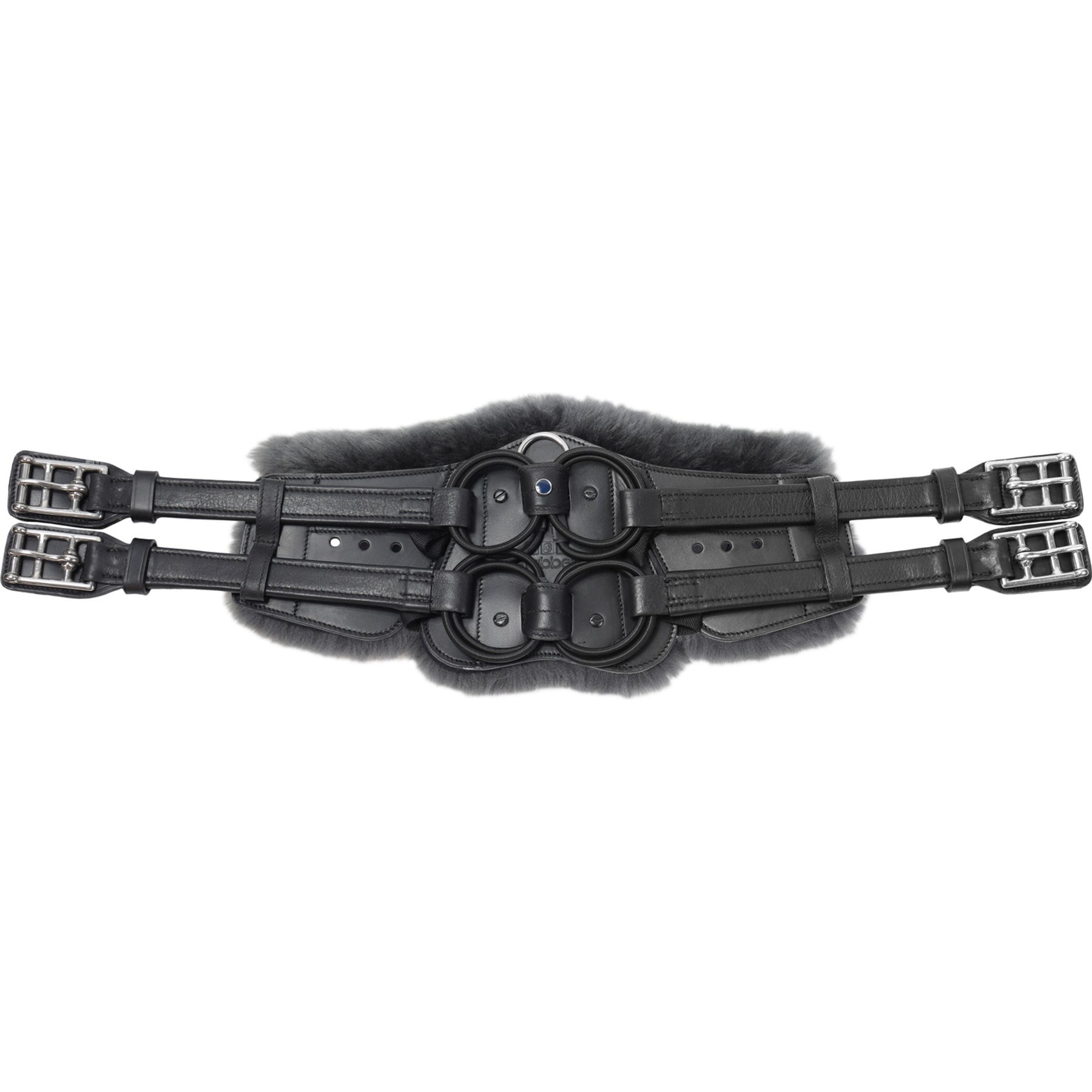 Stubben Equi-Soft Pad Lambskin Horse Girth, Black, 50-in