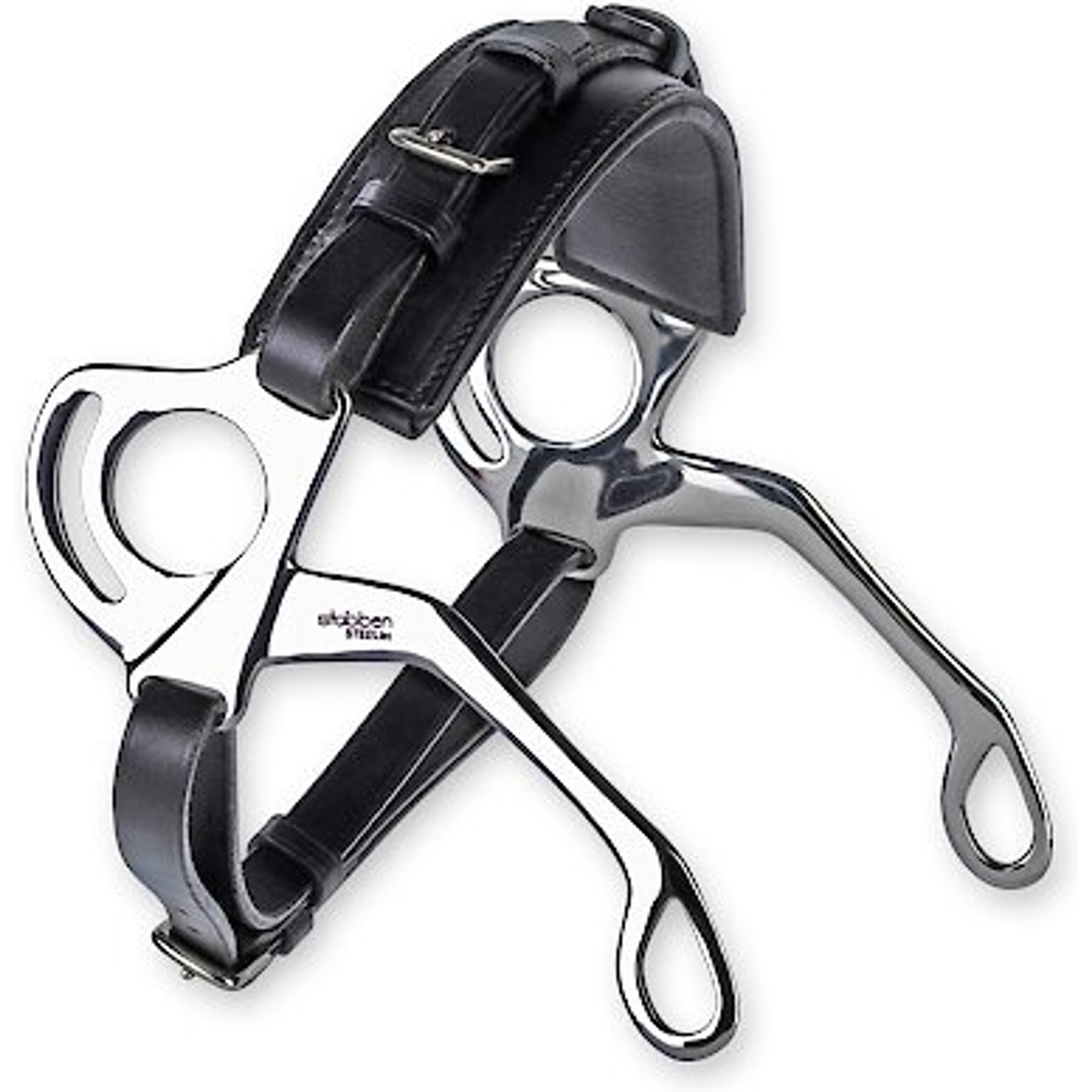 Stubben Hackamore Horse Bitless Bridle, Dark Brown, Full
