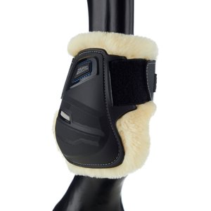 Stubben Hybrid Fetlock Fleece Lined Horse Boots, Black, Large