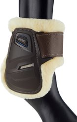 Stubben Hybrid Fetlock Fleece Lined Horse Boots, Brown, Large