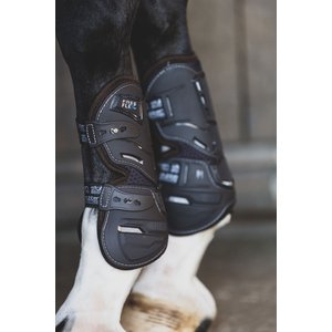 Stubben Hybrid Open Front Horse Boots, Brown, Medium