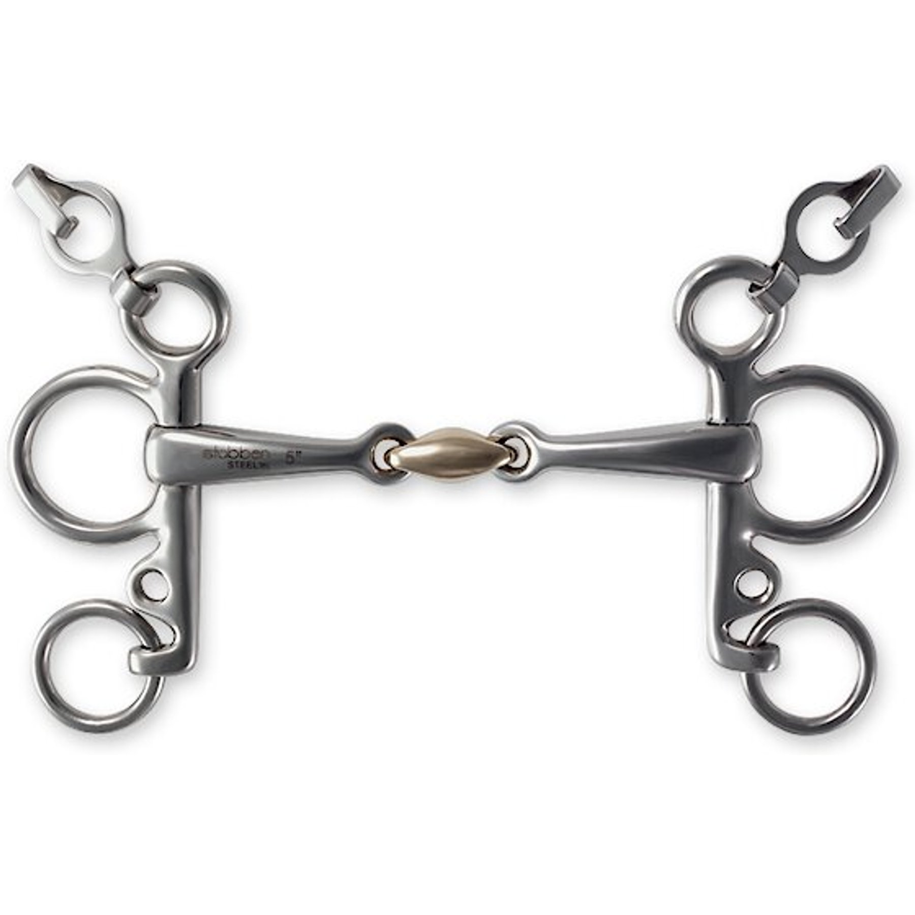 Stubben Pelham Horse Bit, 14-mm, 5.25-in