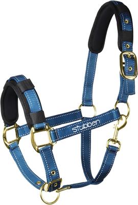 Show full view: Stubben Reflective Horse Stable Halter, Blue, Full slide 2 of 3