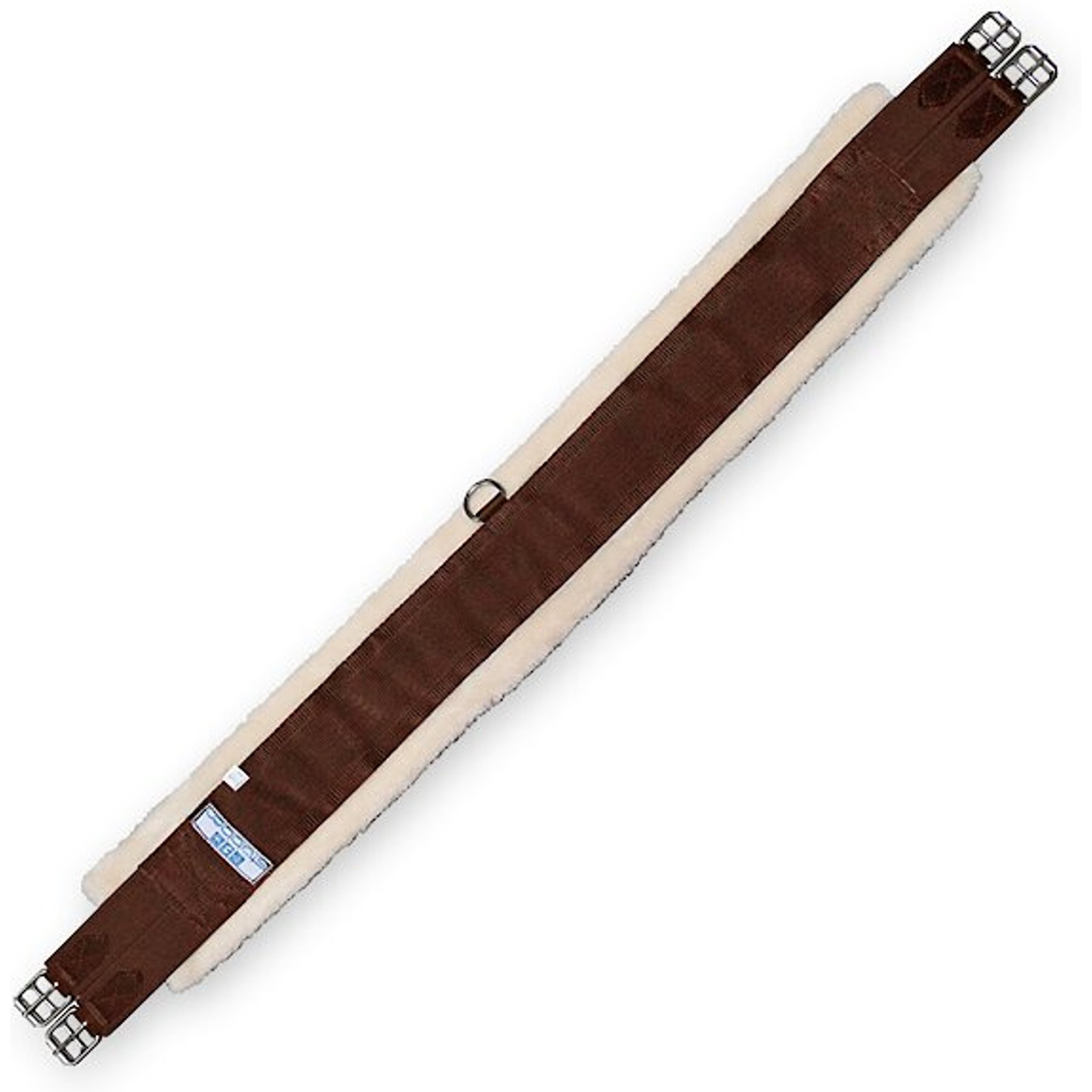 Stubben Removable Fleece Horse Long Girth, Brown, 46-in