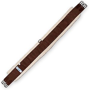 Stubben Removable Fleece Horse Long Girth, Brown, 46-in