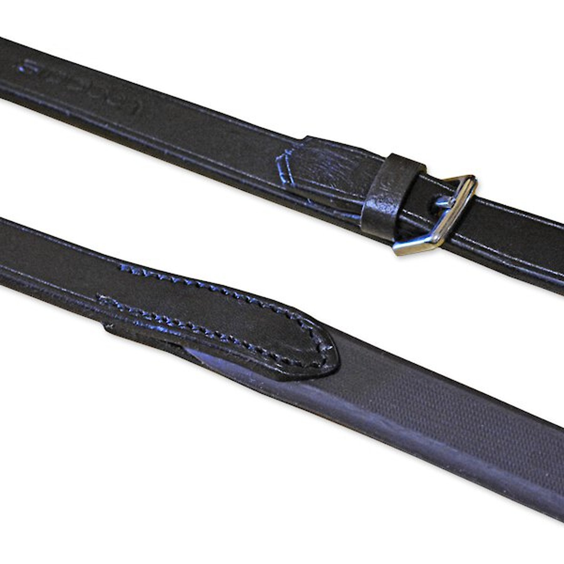 Stubben Rubber Horse Reins, Dark Brown, Pony
