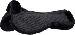 Stubben Streamline Lambswool Horse Half Saddle Pad, Black