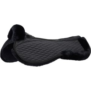 Stubben Streamline Lambswool Horse Half Saddle Pad, Black