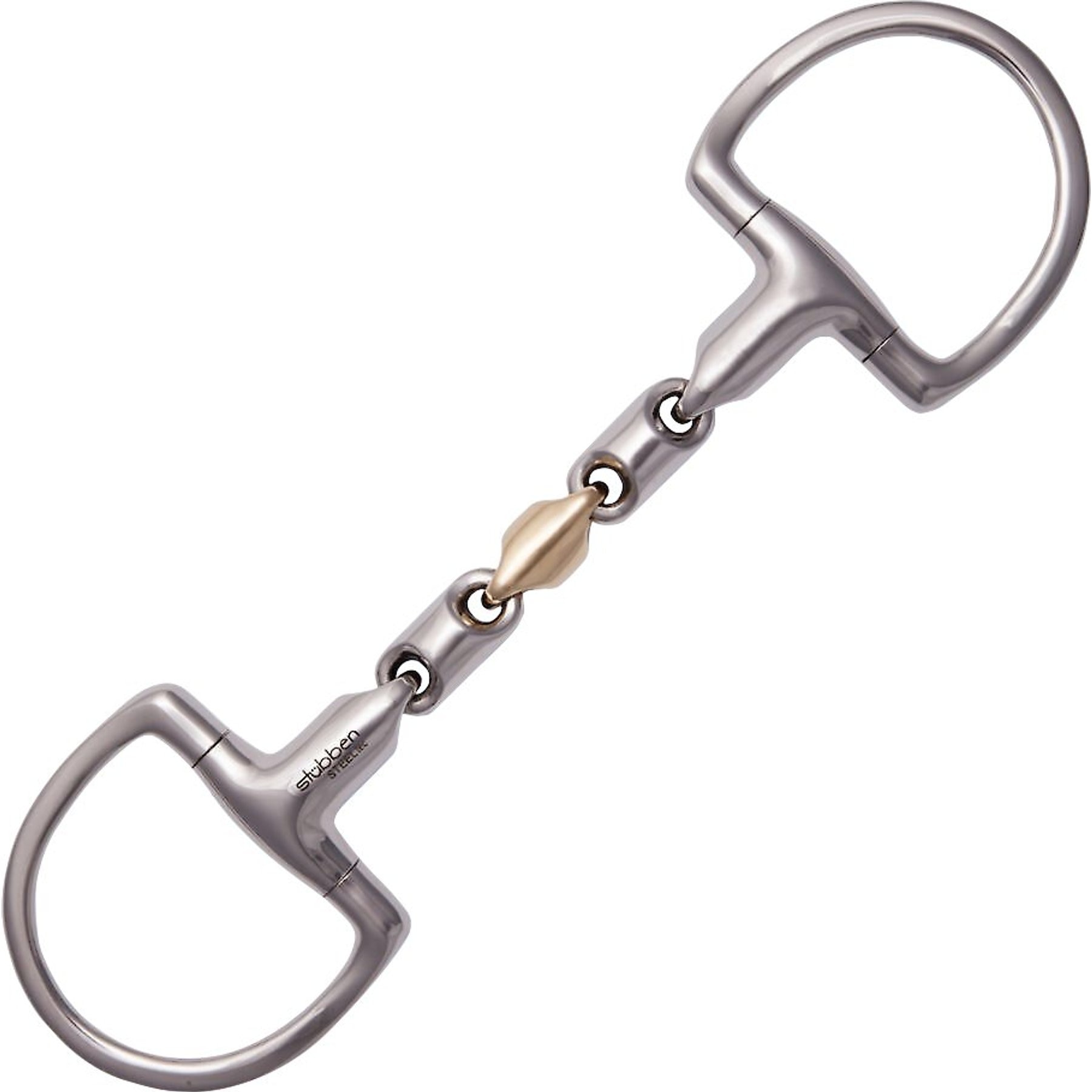 Stubben Waterford D-Ring Horse Bit, 16-mm, 5-in