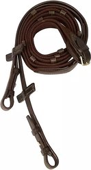 Stubben Webbed Horse Reins, Dark Brown, Cob/Full slide 2 of 4