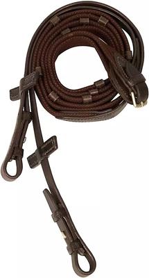 Show full view: Stubben Webbed Horse Reins, Redwood, Cob/Full slide 3 of 3