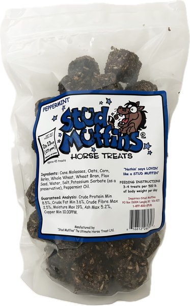 Show full view: Stud Muffins Peppermint Horse Treats, 2.13-lb bag slide 1 of 2