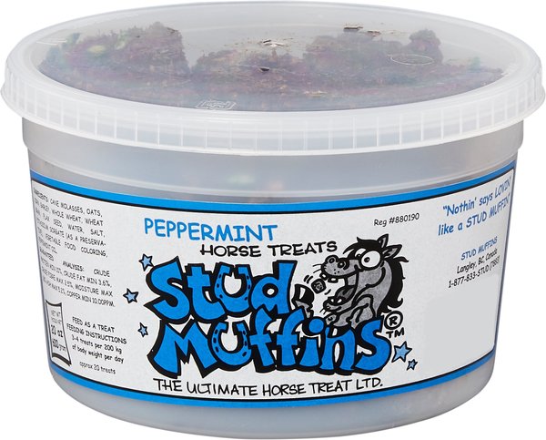 Show full view: Stud Muffins Peppermint Horse Treats, 20-oz tub slide 1 of 6