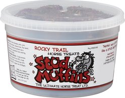 Stud Muffins Rocky Trail Cinnamon Horse Treats, 20-oz tub