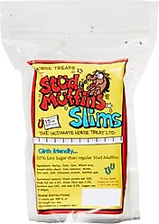 Stud Muffins Slims 50% Less Sugar Molasses Horse Treats, 15-oz bag