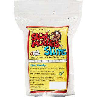 Stud Muffins Slims 50% Less Sugar Molasses Horse Treats, 15-oz bag slide 1 of 6