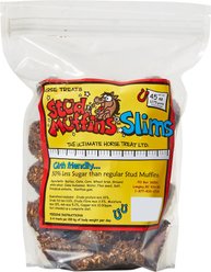 Stud Muffins Slims 50% Less Sugar Molasses Horse Treats, 45-oz bag