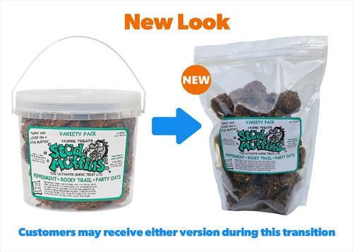 Show full view: Stud Muffins Variety Pack Molasses, Cinnamon & Peppermint Horse Treats, 45-oz bag slide 2 of 7