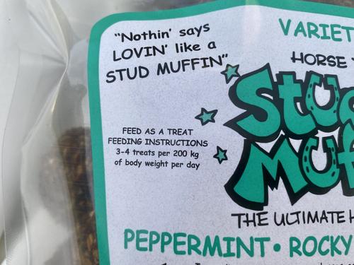 Show full view: Stud Muffins Variety Pack Molasses, Cinnamon & Peppermint Horse Treats, 45-oz bag slide 6 of 7
