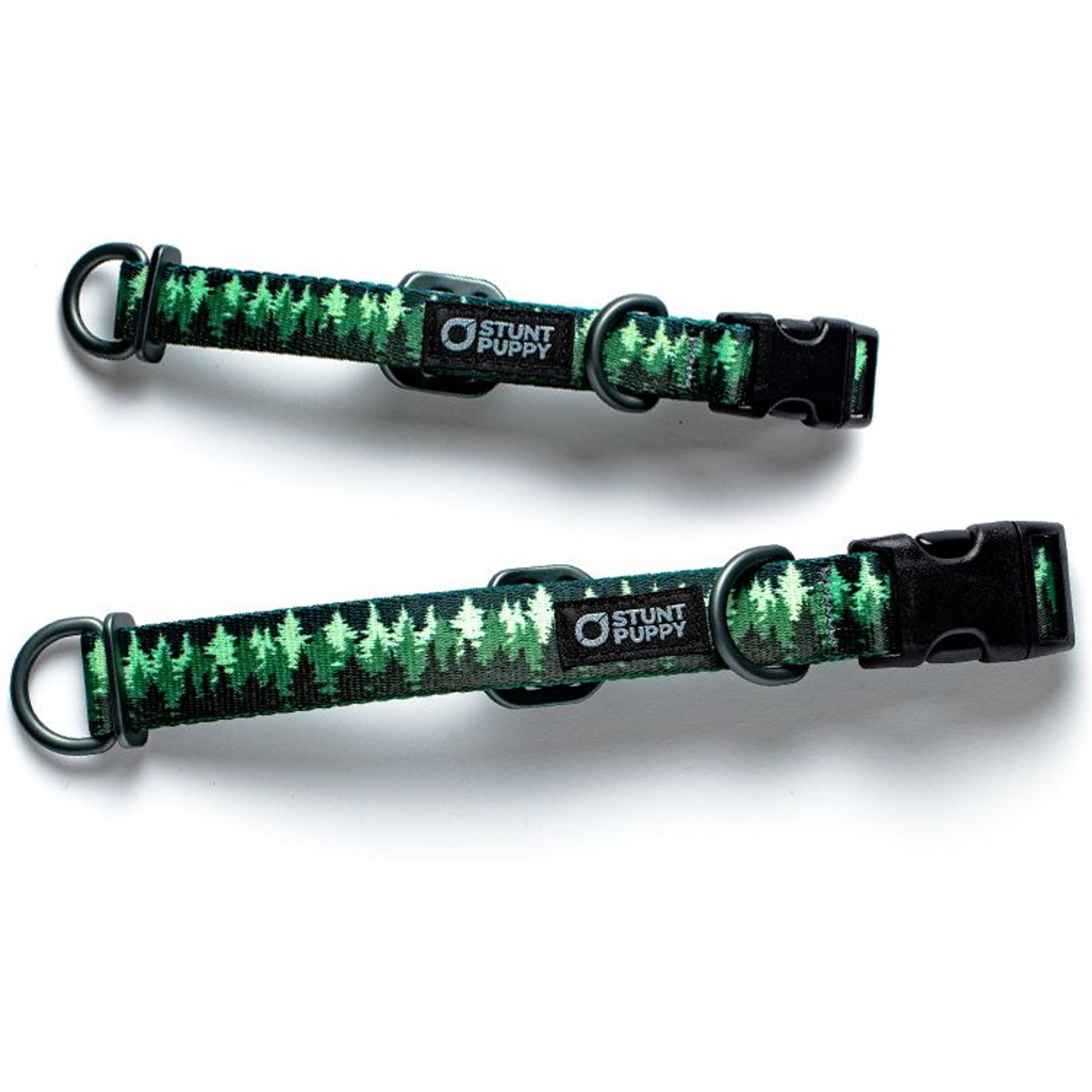 Stunt Puppy Wilderness Standard Dog Collar, Pine Green, Large