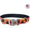 Show in main carousel: Sublime Adjustable Dog Collar, Sunset Palms with Black Grid, Medium: 12-18-in neck, 1-in wide slide 1 of 8