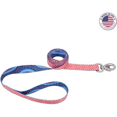 Sublime Sublime Dog Leash, Dots Blue Diamond