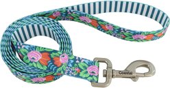 Sublime Dog Leash, Flower Teal Stripe