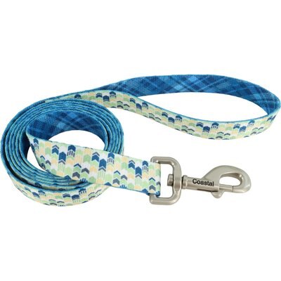 Sublime Sublime Dog Leash, Green Yellow & Navy Chevrons