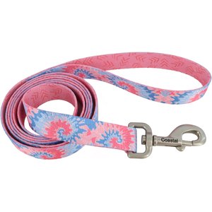 Sublime Dog Leash, Pink Tie Dye with Pink Arrows