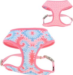 Sublime Reversible Dog Harness, Pink Tie Dye with Pink Arrows, Medium: 20-29-in chest