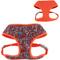 Show in main carousel: Sublime Reversible Dog Harness, Red Blue Graffitti with Red Stars, Medium: 20-29-in chest slide 1 of 8