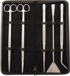 SubstrateSource Stainless Steel Aquarium Aquascaping Kit, 11-in